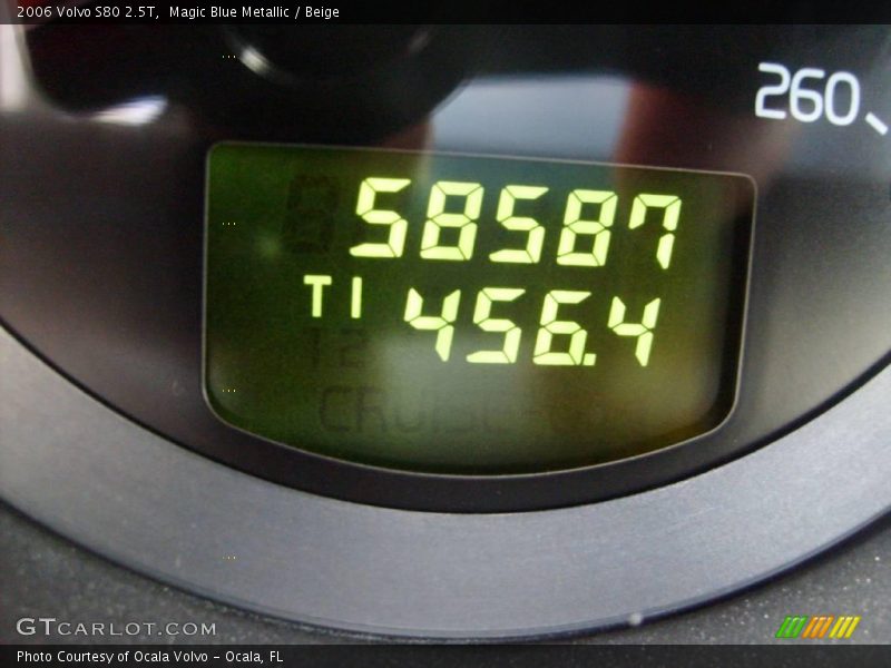 Magic Blue Metallic / Beige 2006 Volvo S80 2.5T