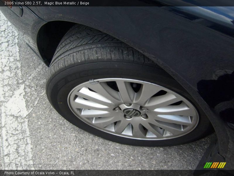 Magic Blue Metallic / Beige 2006 Volvo S80 2.5T