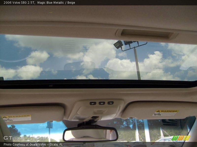 Magic Blue Metallic / Beige 2006 Volvo S80 2.5T