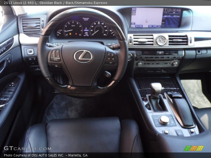 Dashboard of 2013 LS 460 L