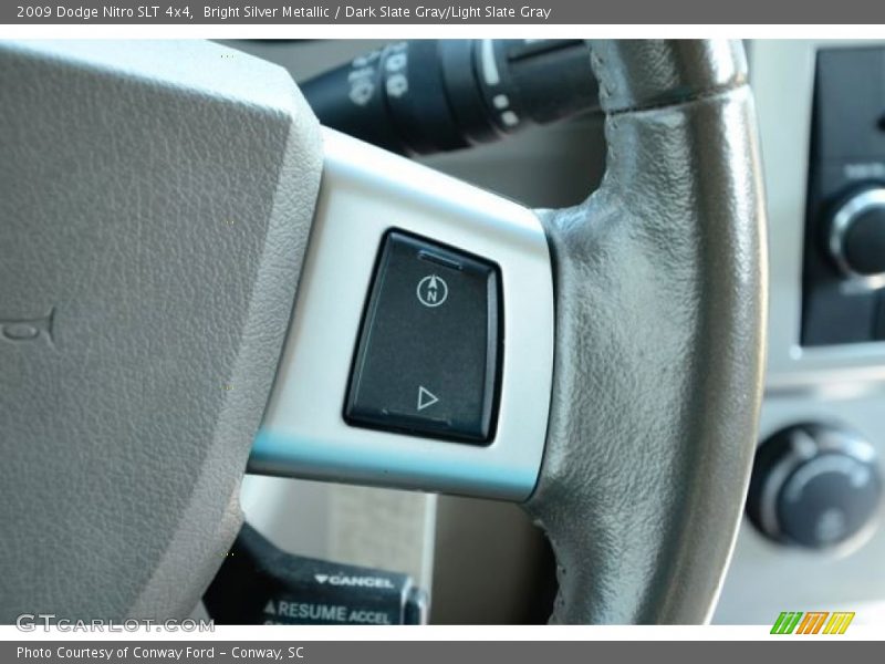 Bright Silver Metallic / Dark Slate Gray/Light Slate Gray 2009 Dodge Nitro SLT 4x4