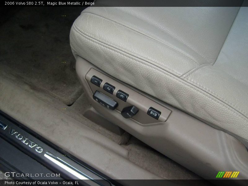 Magic Blue Metallic / Beige 2006 Volvo S80 2.5T
