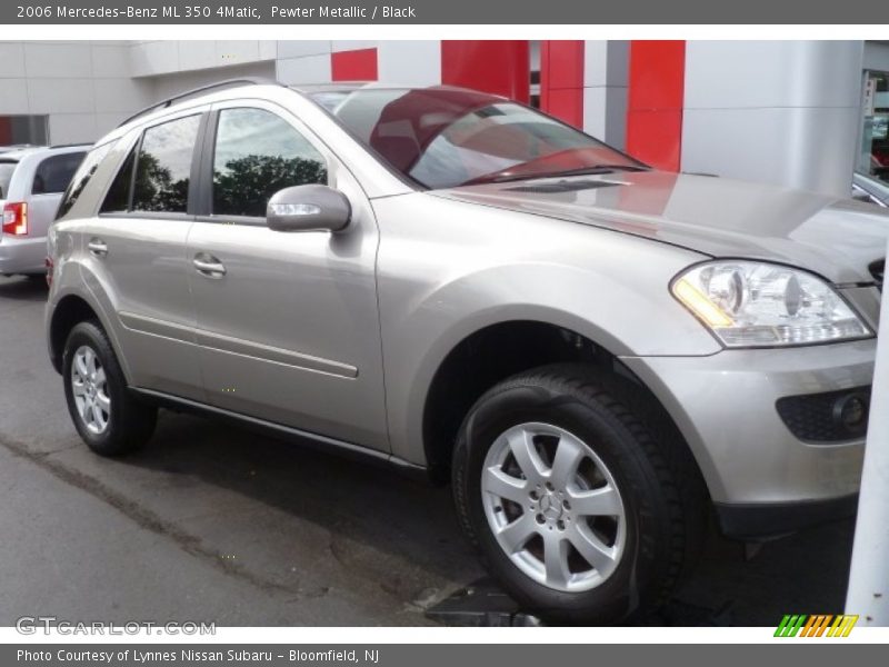 Pewter Metallic / Black 2006 Mercedes-Benz ML 350 4Matic