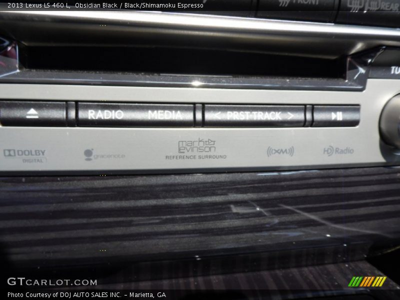 Obsidian Black / Black/Shimamoku Espresso 2013 Lexus LS 460 L