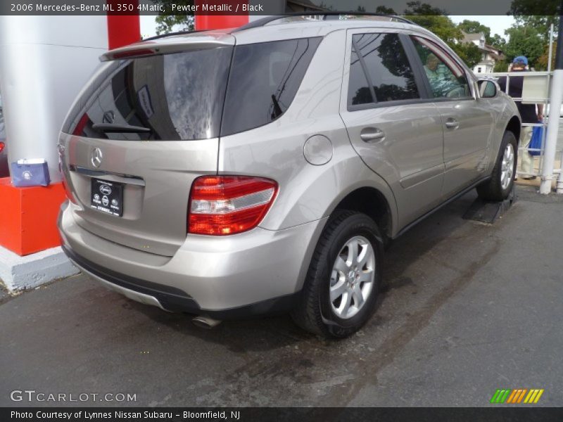 Pewter Metallic / Black 2006 Mercedes-Benz ML 350 4Matic