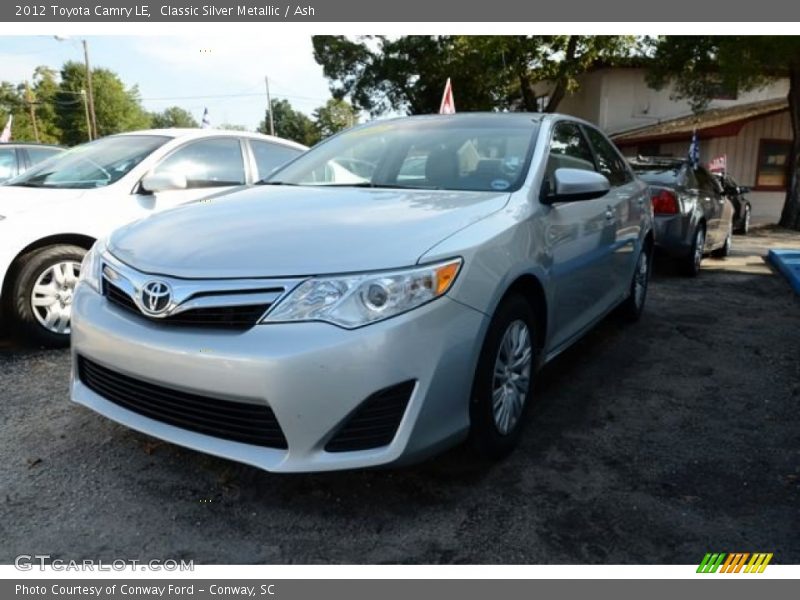 Classic Silver Metallic / Ash 2012 Toyota Camry LE