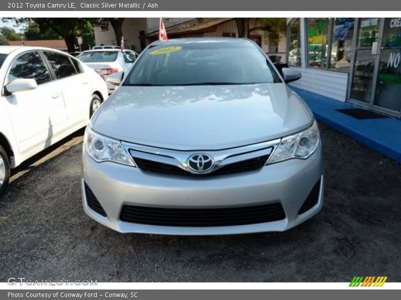 Classic Silver Metallic / Ash 2012 Toyota Camry LE