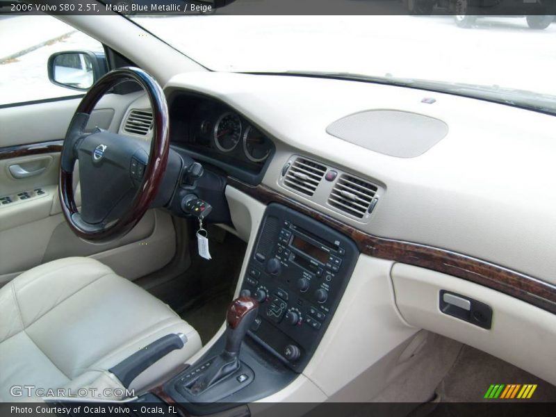 Magic Blue Metallic / Beige 2006 Volvo S80 2.5T
