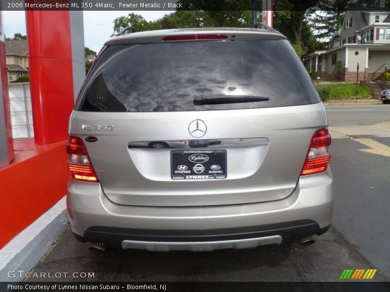 Pewter Metallic / Black 2006 Mercedes-Benz ML 350 4Matic