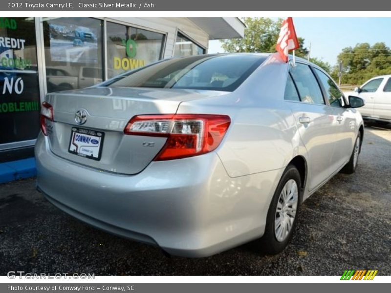 Classic Silver Metallic / Ash 2012 Toyota Camry LE
