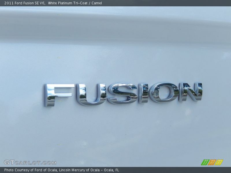 White Platinum Tri-Coat / Camel 2011 Ford Fusion SE V6