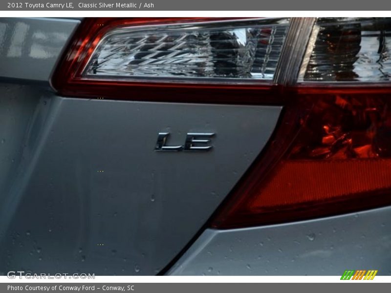 Classic Silver Metallic / Ash 2012 Toyota Camry LE