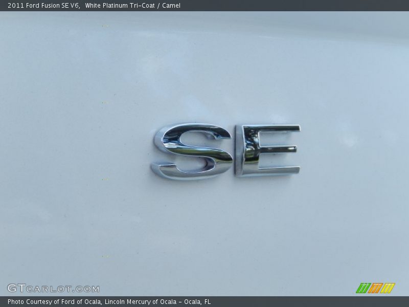 White Platinum Tri-Coat / Camel 2011 Ford Fusion SE V6