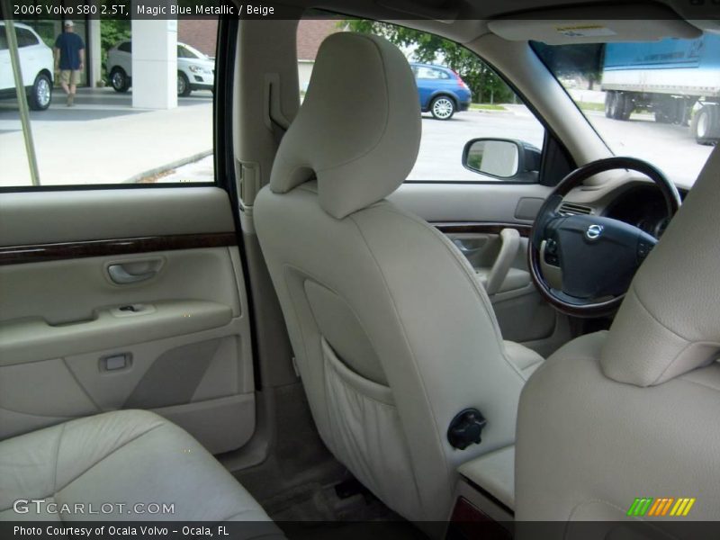 Magic Blue Metallic / Beige 2006 Volvo S80 2.5T