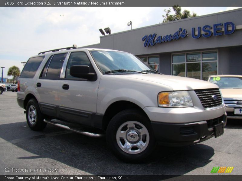 Silver Birch Metallic / Medium Parchment 2005 Ford Expedition XLS