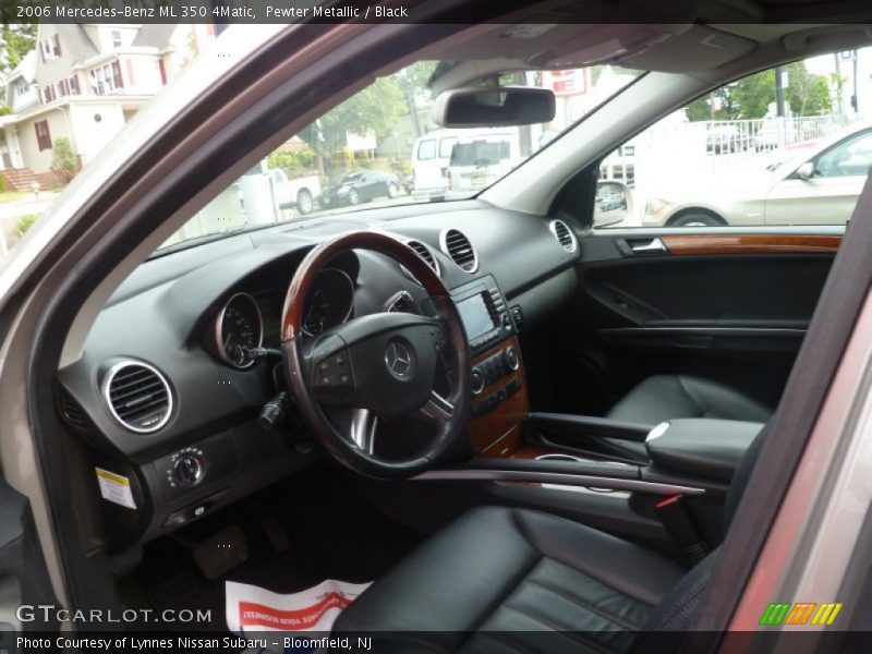 Pewter Metallic / Black 2006 Mercedes-Benz ML 350 4Matic