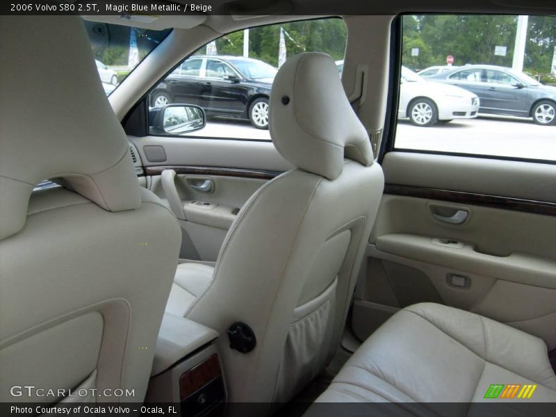 Magic Blue Metallic / Beige 2006 Volvo S80 2.5T