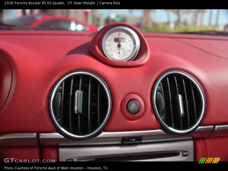 GT Silver Metallic / Carrera Red 2008 Porsche Boxster RS 60 Spyder