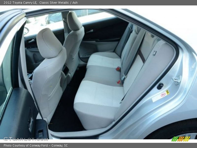 Classic Silver Metallic / Ash 2012 Toyota Camry LE