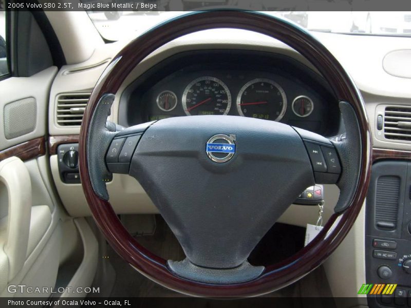 Magic Blue Metallic / Beige 2006 Volvo S80 2.5T