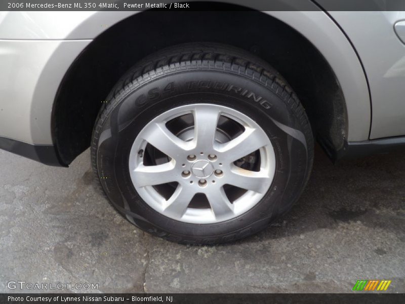 Pewter Metallic / Black 2006 Mercedes-Benz ML 350 4Matic