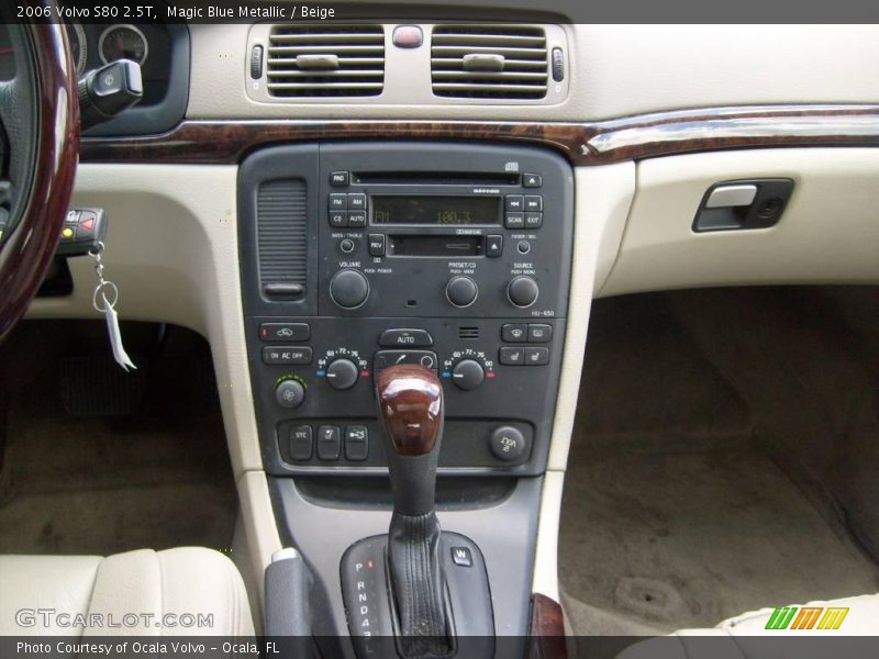 Magic Blue Metallic / Beige 2006 Volvo S80 2.5T