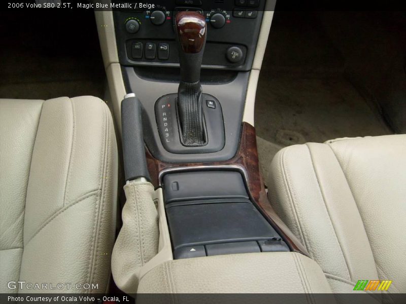 Magic Blue Metallic / Beige 2006 Volvo S80 2.5T