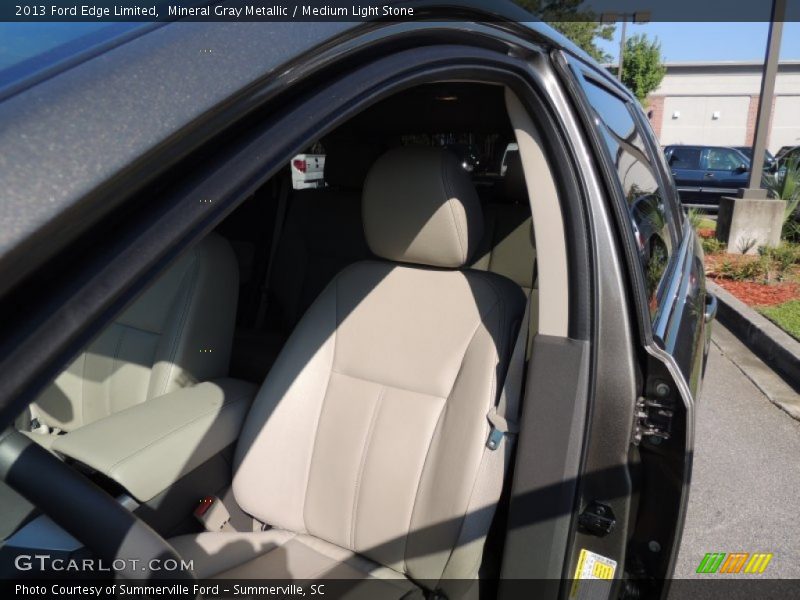 Mineral Gray Metallic / Medium Light Stone 2013 Ford Edge Limited