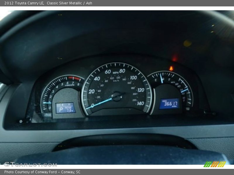 Classic Silver Metallic / Ash 2012 Toyota Camry LE