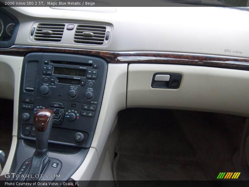 Magic Blue Metallic / Beige 2006 Volvo S80 2.5T