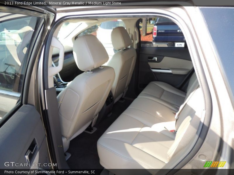 Mineral Gray Metallic / Medium Light Stone 2013 Ford Edge Limited