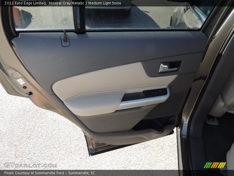 Mineral Gray Metallic / Medium Light Stone 2013 Ford Edge Limited
