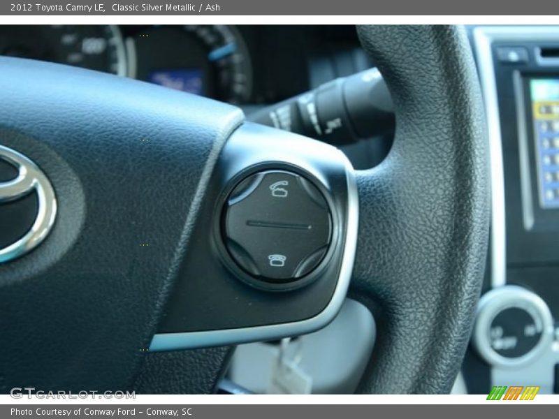 Classic Silver Metallic / Ash 2012 Toyota Camry LE