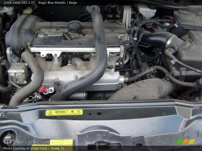 Magic Blue Metallic / Beige 2006 Volvo S80 2.5T