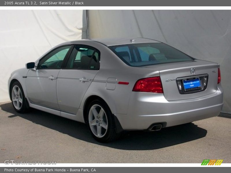 Satin Silver Metallic / Black 2005 Acura TL 3.2