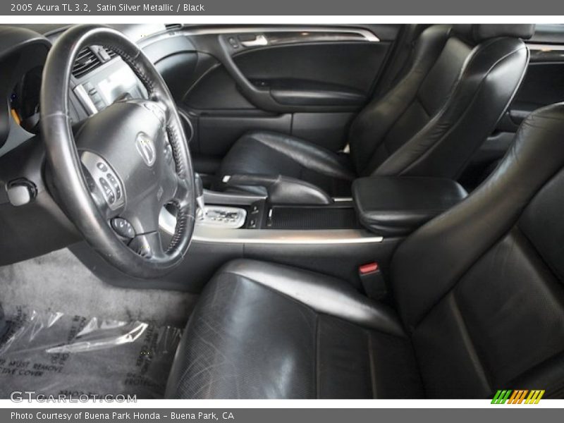 Satin Silver Metallic / Black 2005 Acura TL 3.2