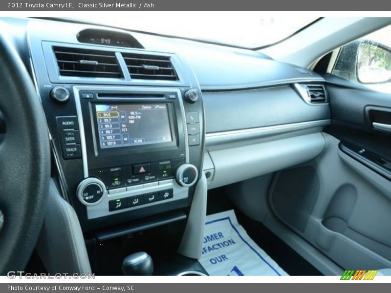 Classic Silver Metallic / Ash 2012 Toyota Camry LE