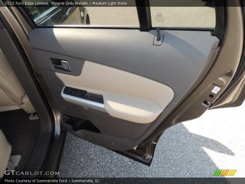 Mineral Gray Metallic / Medium Light Stone 2013 Ford Edge Limited