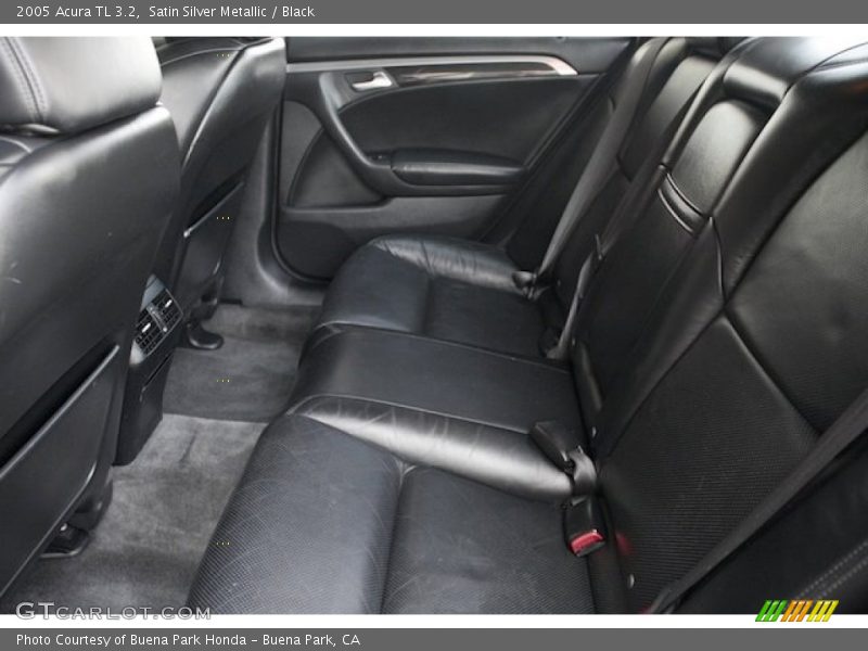Satin Silver Metallic / Black 2005 Acura TL 3.2