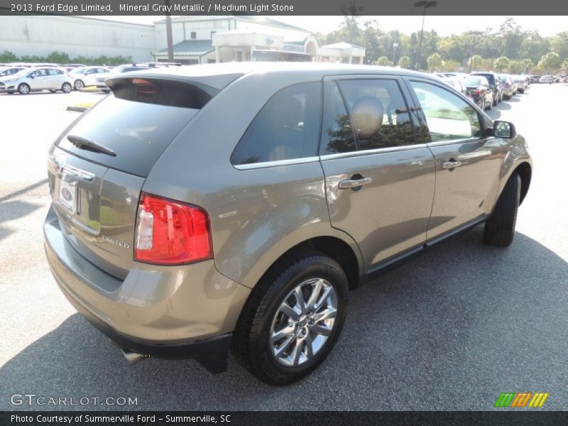 Mineral Gray Metallic / Medium Light Stone 2013 Ford Edge Limited