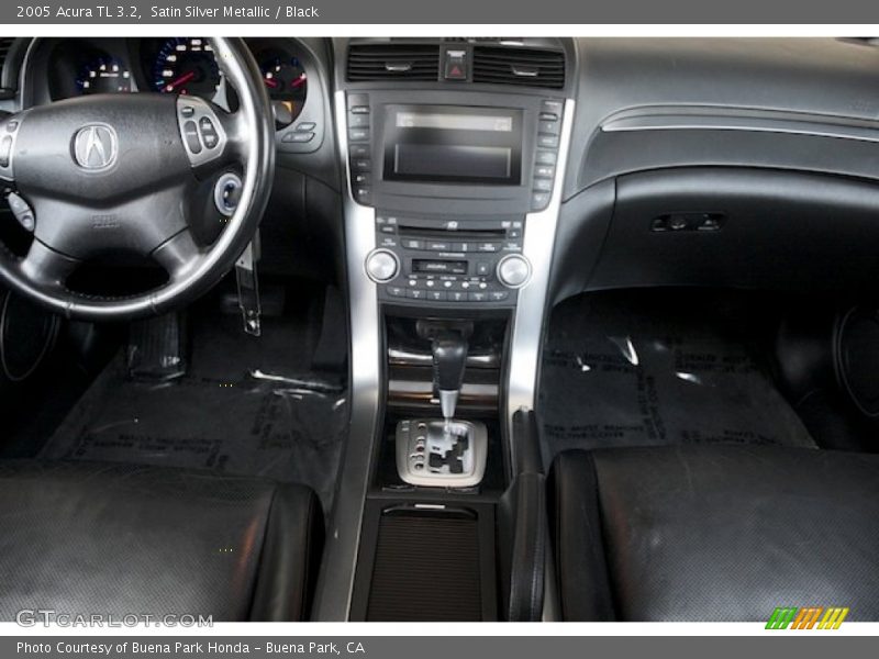 Satin Silver Metallic / Black 2005 Acura TL 3.2