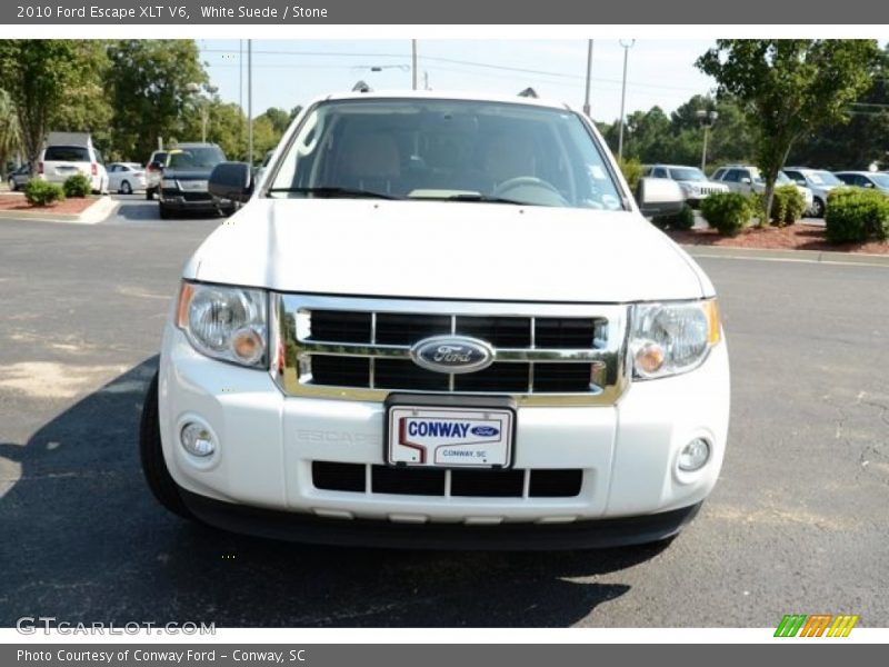 White Suede / Stone 2010 Ford Escape XLT V6