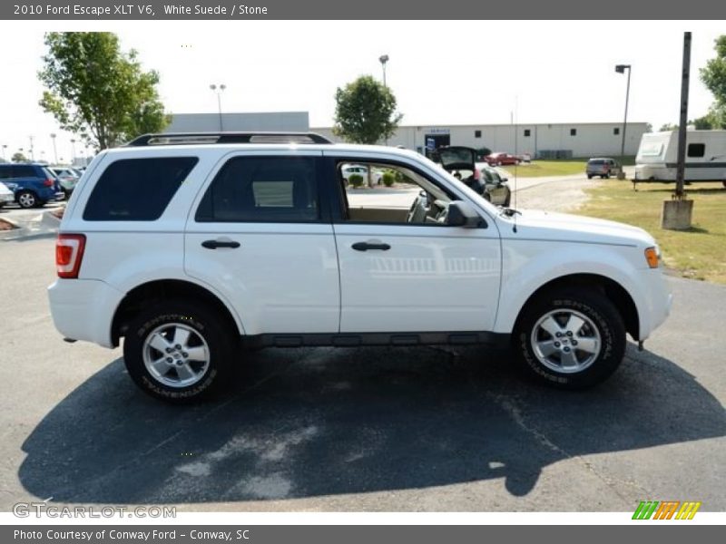 White Suede / Stone 2010 Ford Escape XLT V6