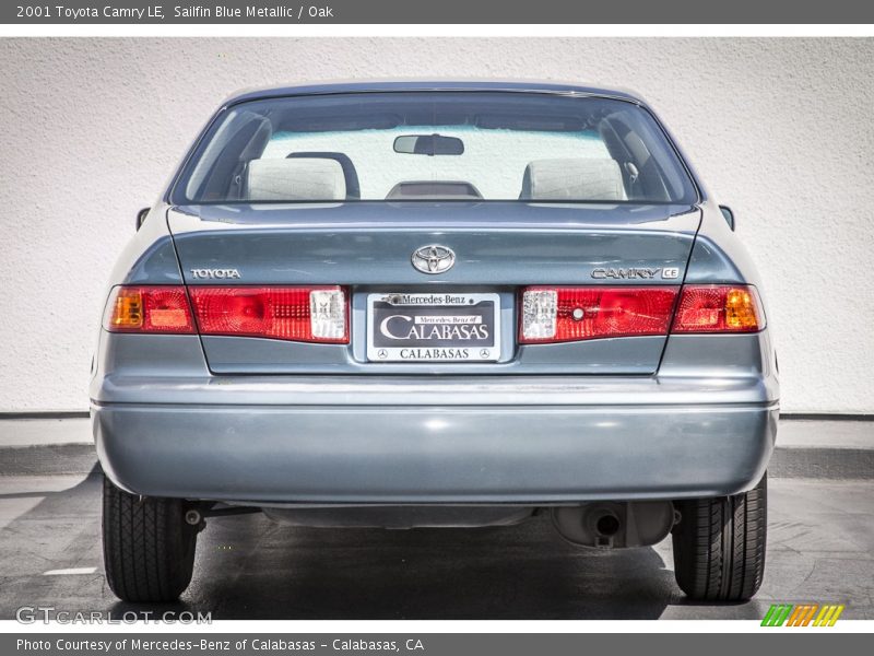 Sailfin Blue Metallic / Oak 2001 Toyota Camry LE