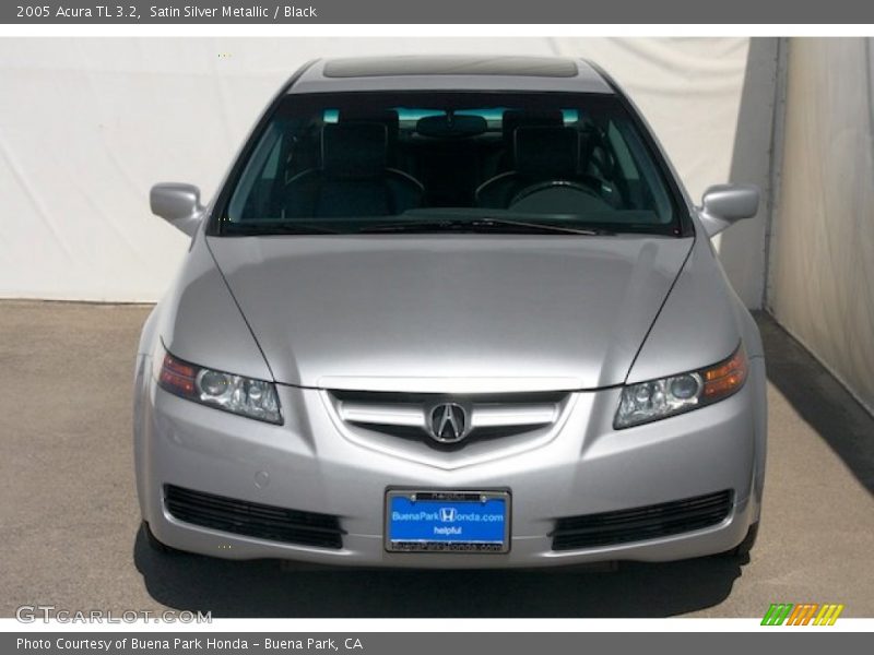 Satin Silver Metallic / Black 2005 Acura TL 3.2