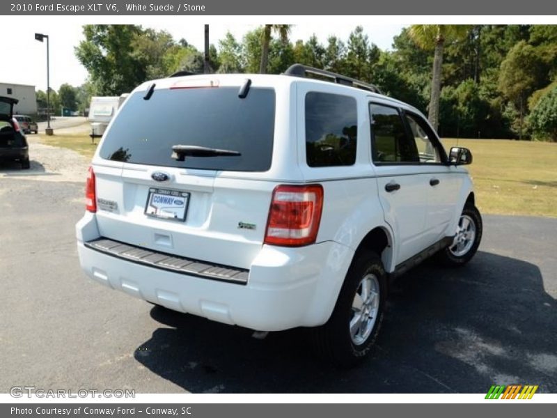 White Suede / Stone 2010 Ford Escape XLT V6