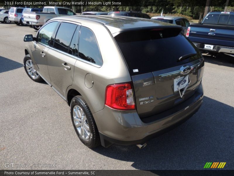 Mineral Gray Metallic / Medium Light Stone 2013 Ford Edge Limited