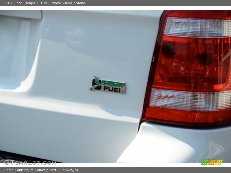 White Suede / Stone 2010 Ford Escape XLT V6