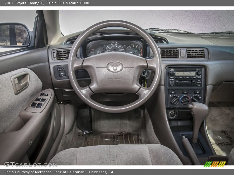 Sailfin Blue Metallic / Oak 2001 Toyota Camry LE