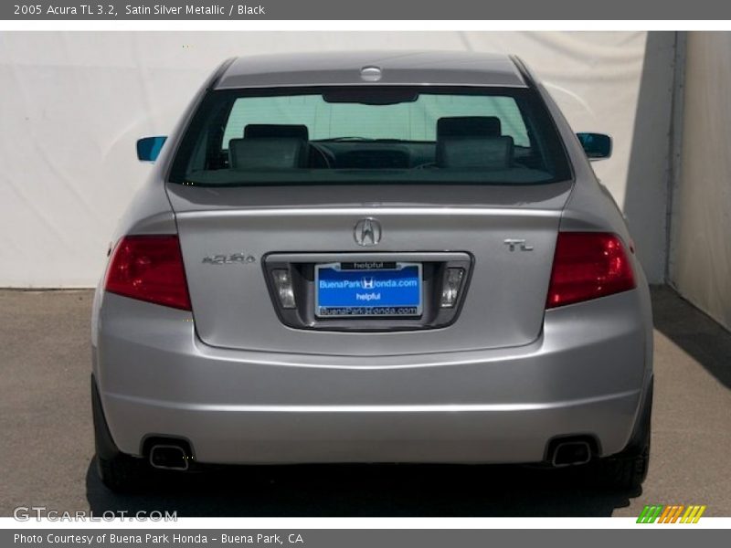 Satin Silver Metallic / Black 2005 Acura TL 3.2